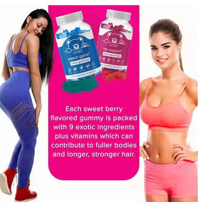 Natural Breast Enhancement Gummies and Butt Enhancing Gummies | Combo Pack DEZEN