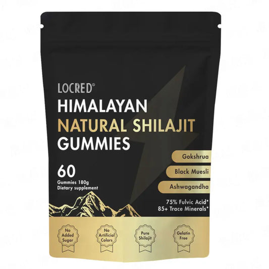 Pure Himalayan Shilajit Gummies with Ashwagandha, Ginger, Turmeric, Ginseng, 60 Count Each DEZEN