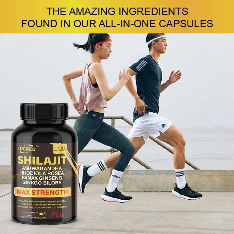 Sea Moss and Shilajit Capsule Combo Pack, 60 Count Each DEZEN