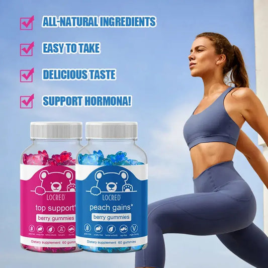 Natural Breast Enhancement Gummies and Butt Enhancing Gummies | Combo Pack DEZEN