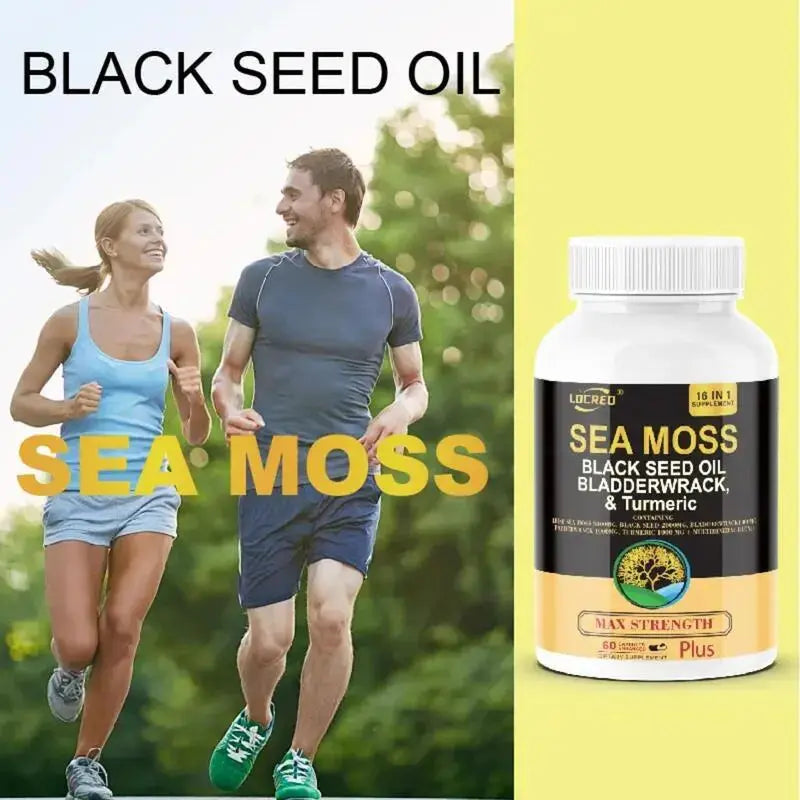 Sea Moss and Shilajit Capsule Combo Pack, 60 Count Each DEZEN