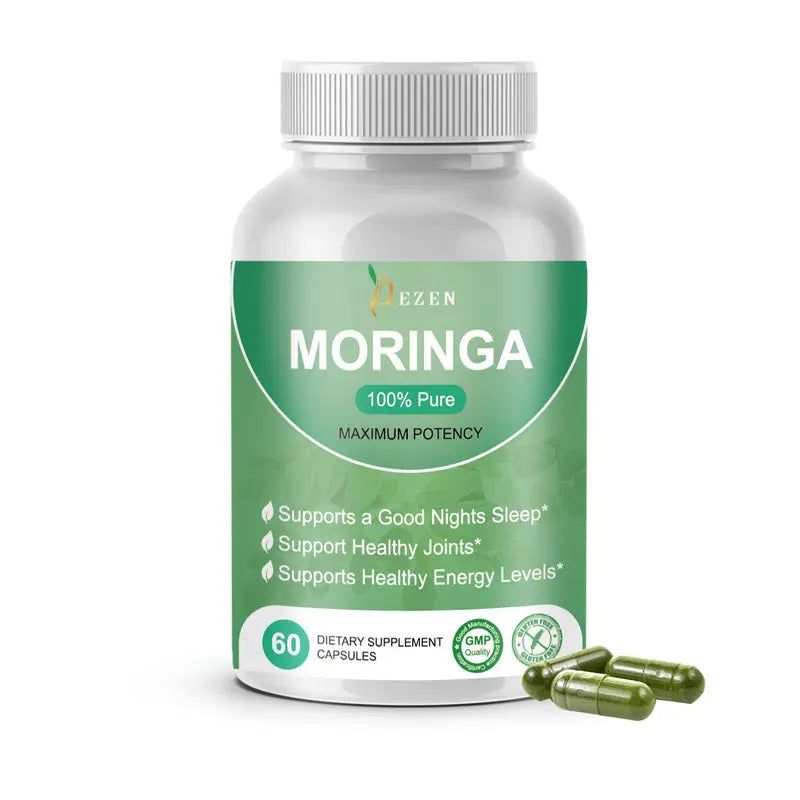 DEZEN Organic Moringa Powder Capsules | Superfood Powder DEZEN