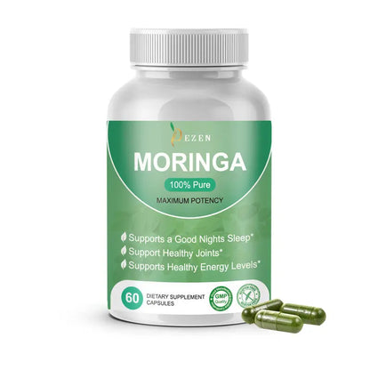 DEZEN Organic Moringa Powder Capsules | Superfood Powder DEZEN