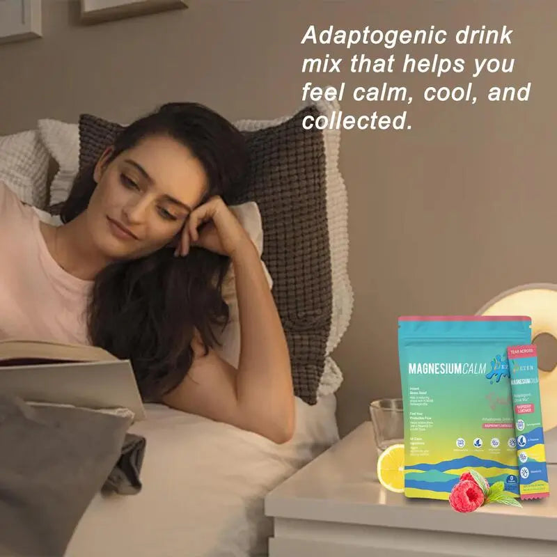 Calm Powder Magnesium | DEZEN Super Calm Drink Mix | Raspberry Lemonade DEZEN