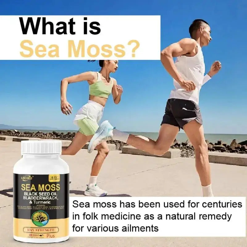 Sea Moss and Shilajit Capsule Combo Pack, 60 Count Each DEZEN