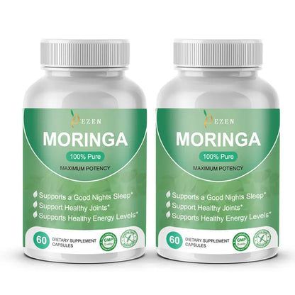 DEZEN Organic Moringa Powder Capsules | Superfood Powder DEZEN