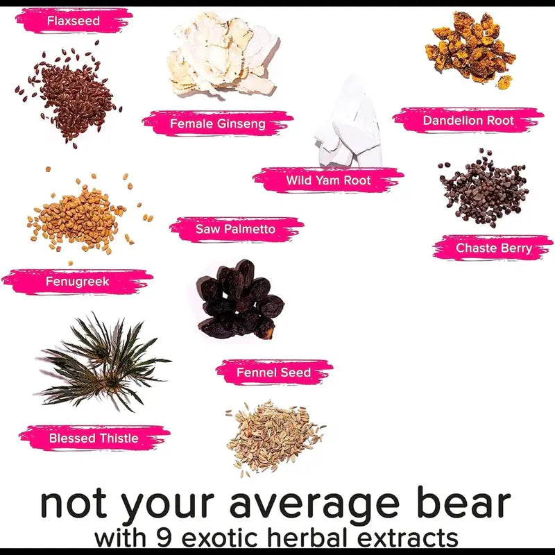 Natural Breast Enhancement | Chest Growth | Breast Gummies | Berry Flavor DEZEN