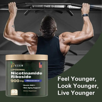 NAD Resveratrol | NAD+ Supplement | Liposomal Nicotinamide Riboside DEZEN