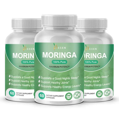 DEZEN Organic Moringa Powder Capsules | Superfood Powder DEZEN