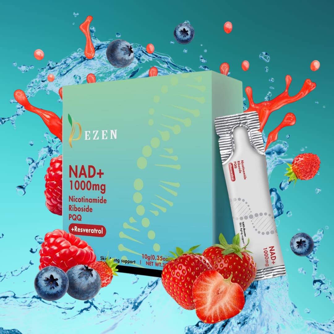 DEZEN NAD Resveratrol | Best NAD+ Supplement | NAD Liquid Drink Mix DEZEN