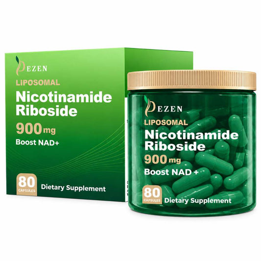 DEZEN NAD+ Capsules Liposomal Nicotinamide Riboside Supplement with Resveratrol & Quercetin | 900mg