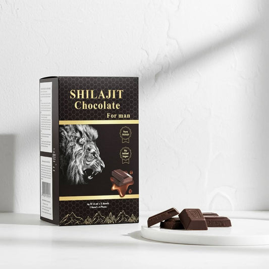 DEZEN Organic Shilajit Chocolate with Ashwagandha, Honey, 12 Pcs Each DEZEN