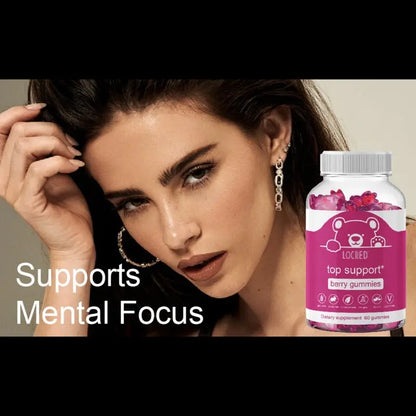 Natural Breast Enhancement | Chest Growth | Breast Gummies | Berry Flavor DEZEN