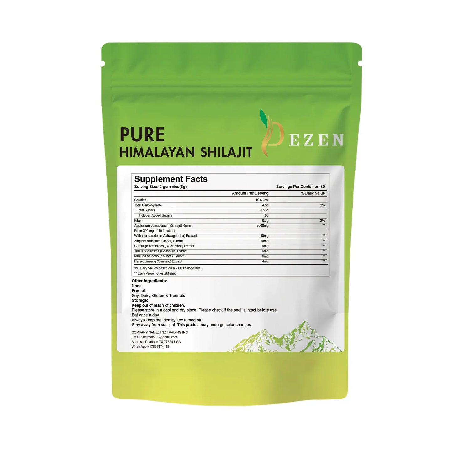 DEZEN Shilajit Gummies and Liver Cleanse Detox Gummies Apple Flavor | Combo Pack DEZEN