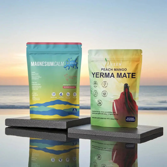 Yerba Mate Tea Bags & Calm Magnesium Powder | Combo Pack DEZEN