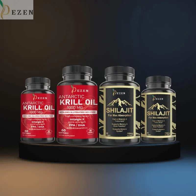 Shilajit & Krill Oil Softgels 