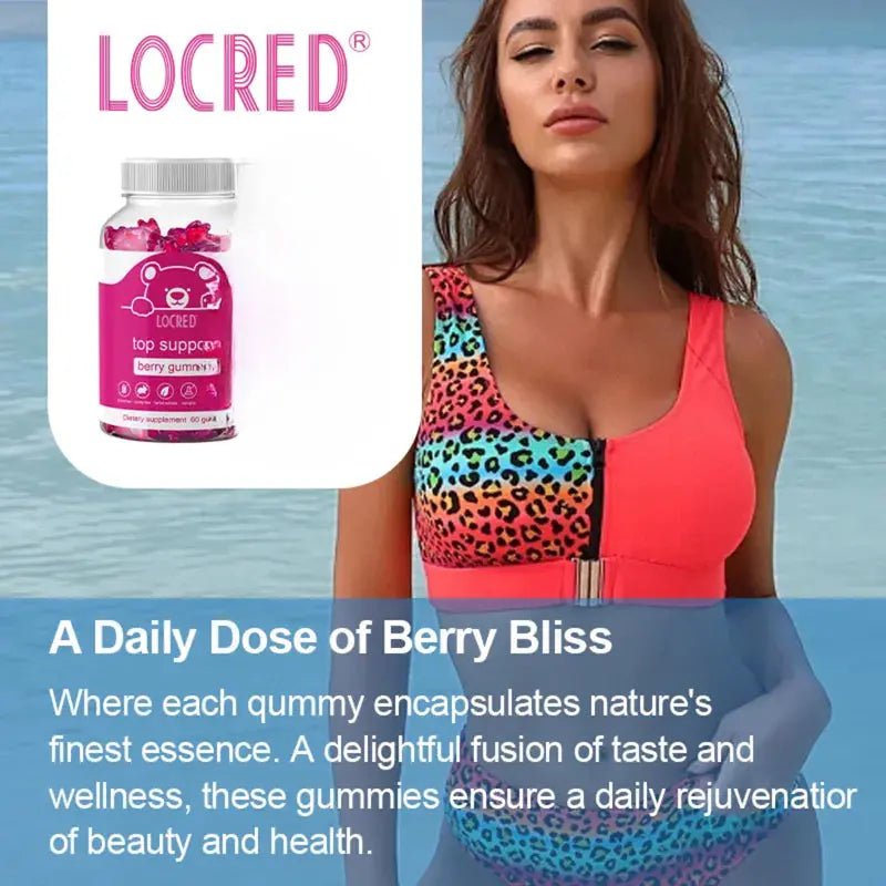 Natural Breast Enhancement | Chest Growth | Breast Gummies | Berry Flavor DEZEN